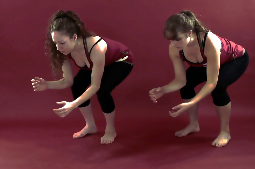 Des os qui craquent (2011) - Choregraphie Josiane Fortin - Photo Jacques Frigon - Interpretes Josiane Fortin et Myriam Tremblay-Quevillon